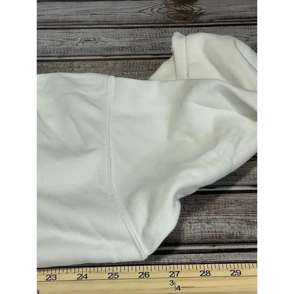 Nike Hooded Sweatshirt High Low Style White Womens Medium‎